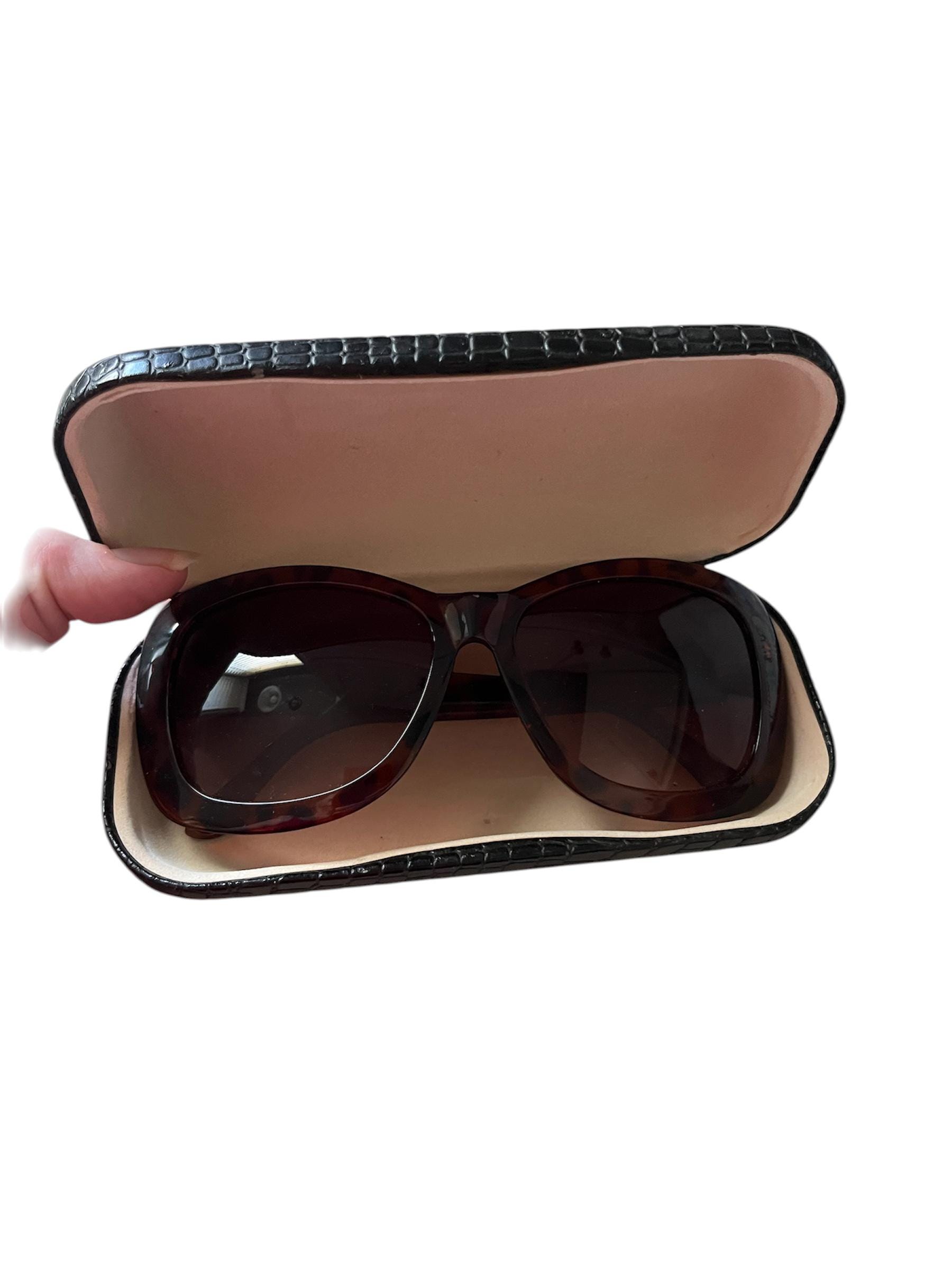 Halston Authentic Womens Brown Mirrored Square Tortoise Sunglasses #55 Rimless metal sunglasses Like new | Mercari main image 4