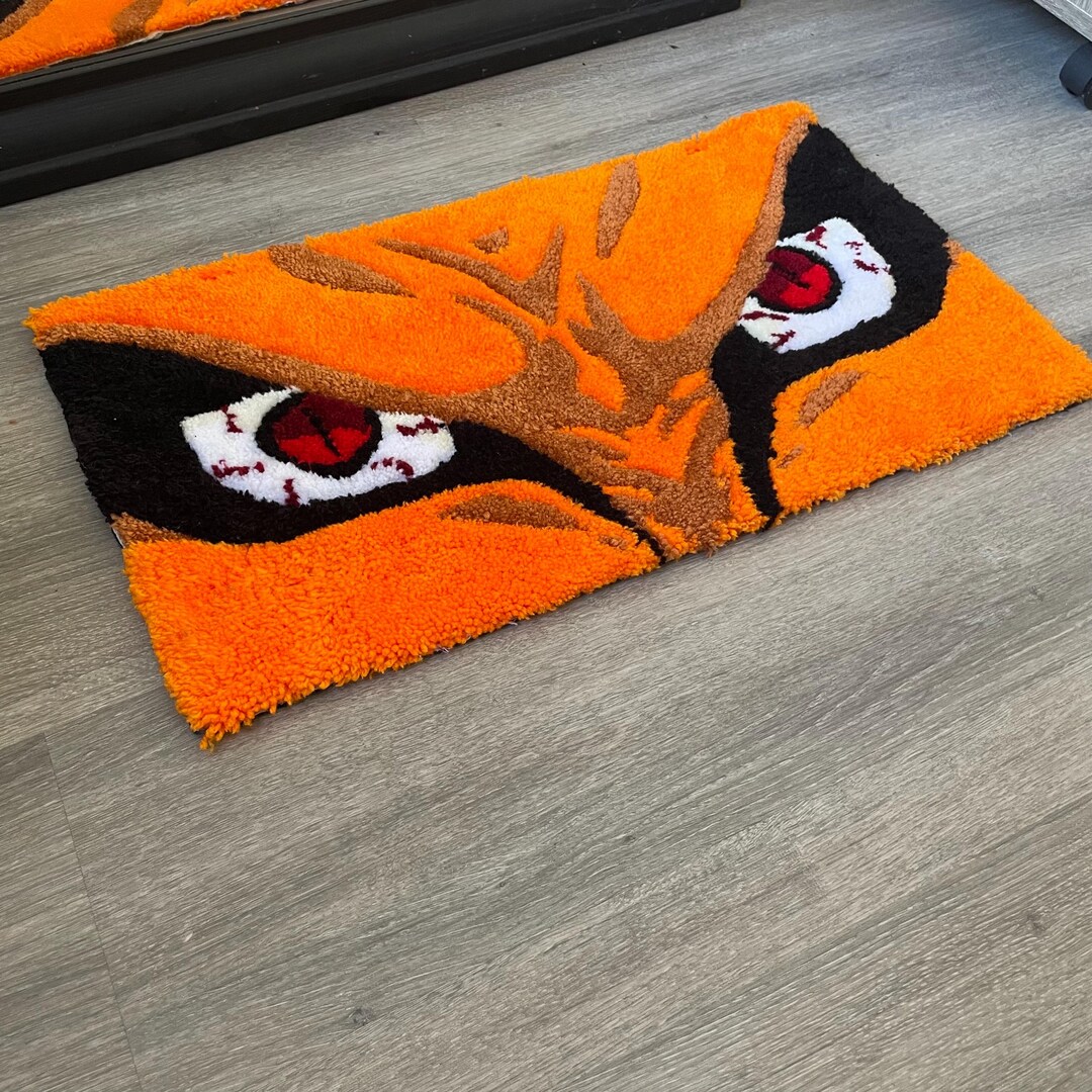 Gift Idea - Handmade Rug - Kurama Naruto - Etsy