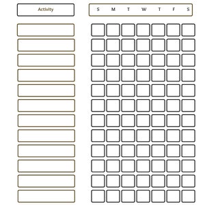 Daily Routine Tracker - Minimalist Design