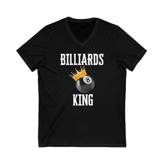 T-shirt Humoristique King Of Billiards – Pour Joueurs De Billard Et Snooker, Coupe Classique