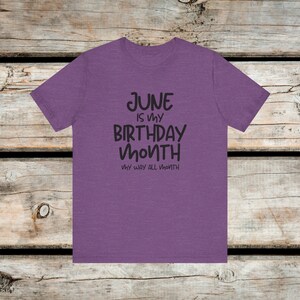 June Birthday Shirt, Custom Birthday Shirt, Funny Birthday Gift, Personalized Gift, June Queen Tee, Birthday Sweatshirt, Gift for Her