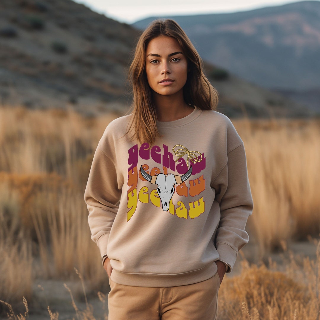 Lucky and Blessed Yeehaw Sweater