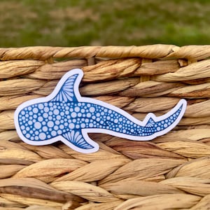 Whale Shark sticker| Waterproof Sticker| shark week sticker