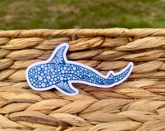 Whale Shark Waterproof Sticker | Ocean Lover Gift