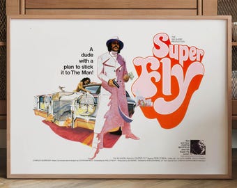 SUPERFLY Movie Poster Laminated Print - Etsy