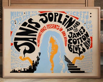 Vintage 60s Rock Poster – Retro Psychedelic Music Art - Etsy Vintage 60s Rock Poster – Retro Psychedelic Music Art - Etsy