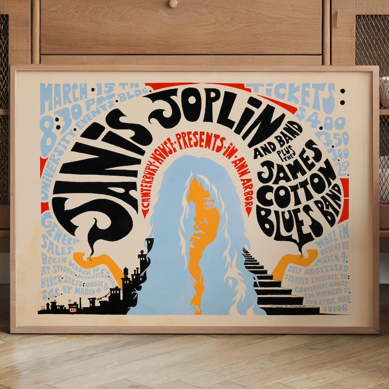 Janis Joplin Art - Etsy
