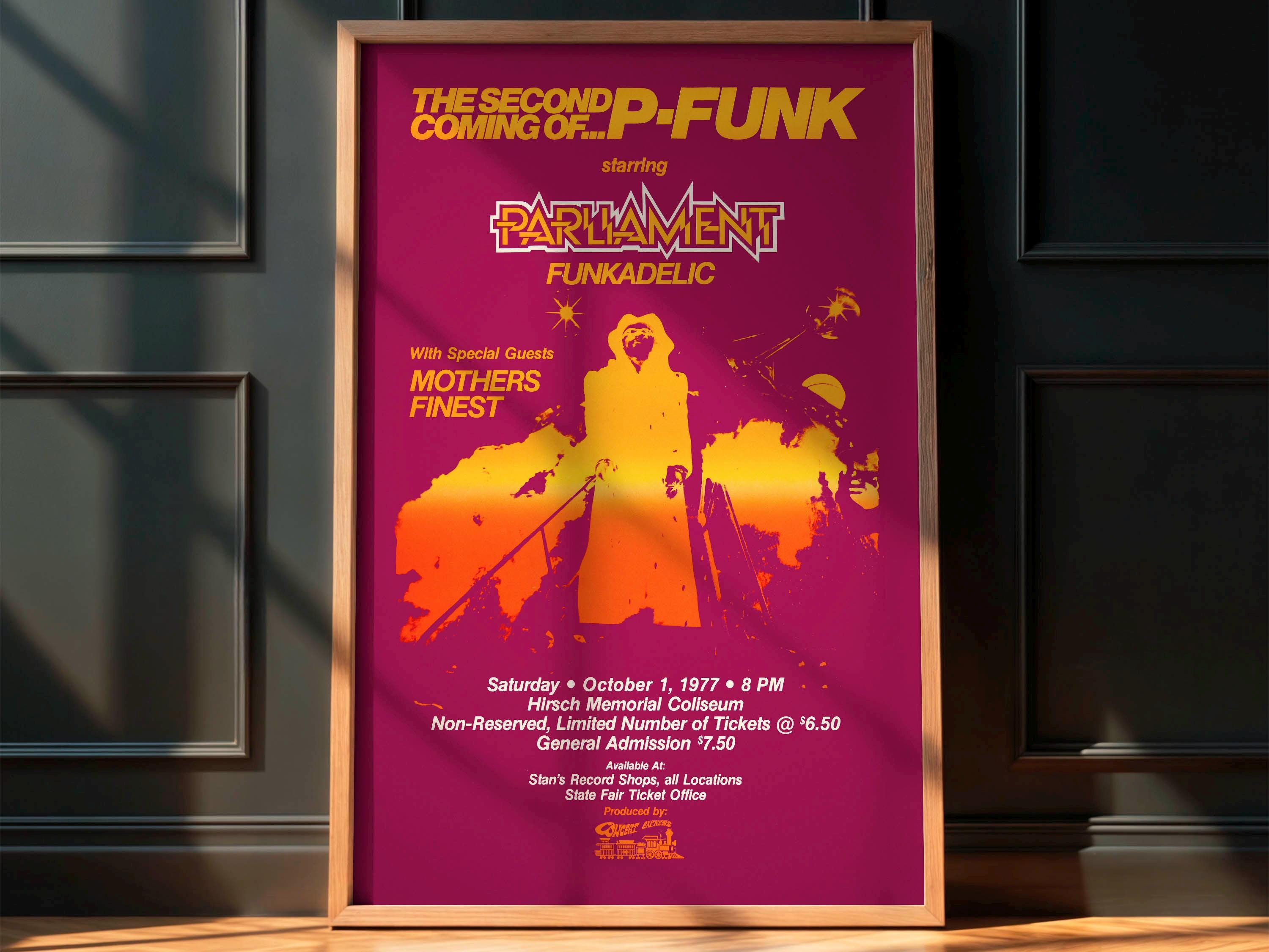 Parliament Funkadelic Poster - Etsy UK