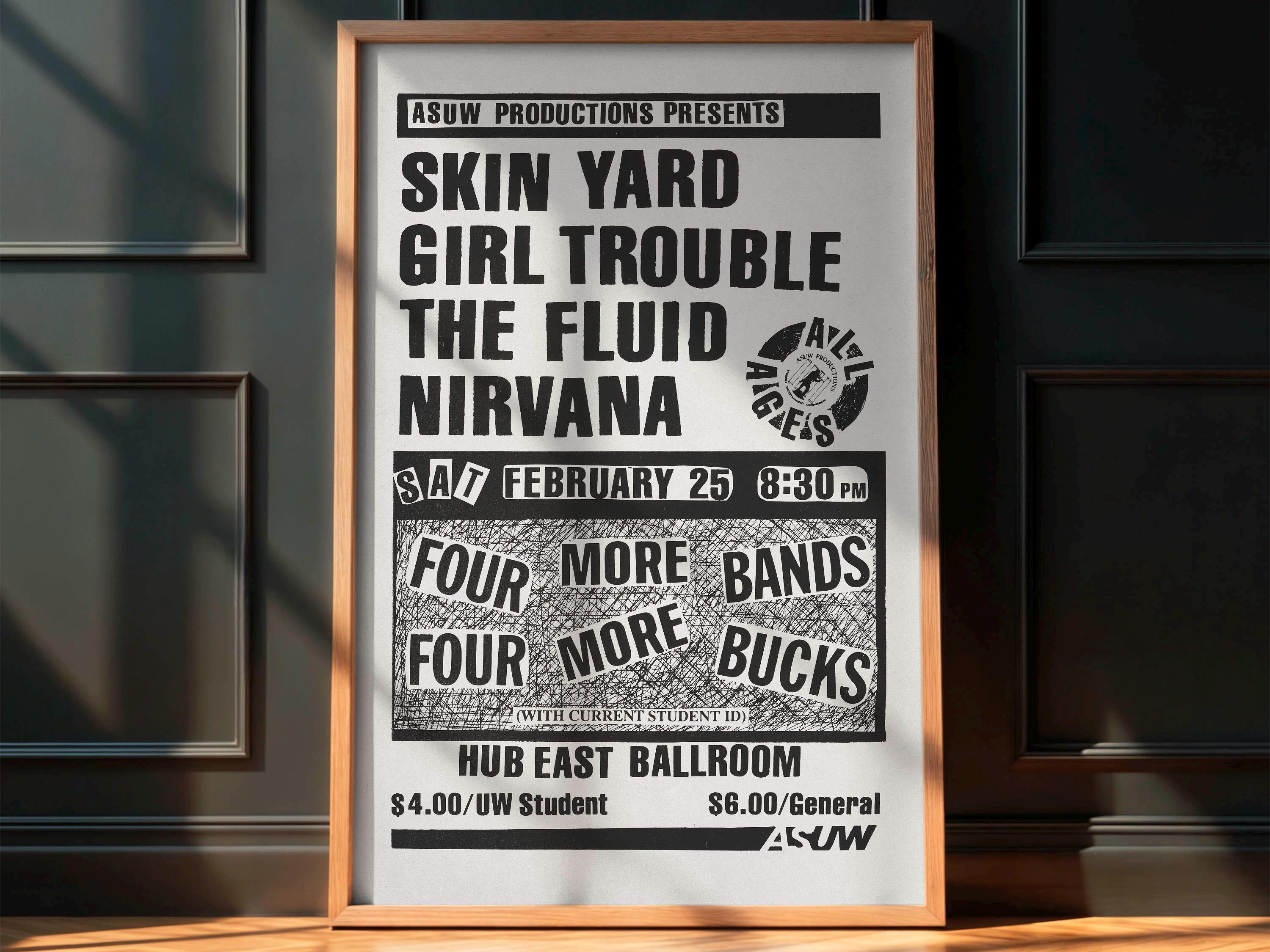 Nirvana rare poster - Etsy 日本