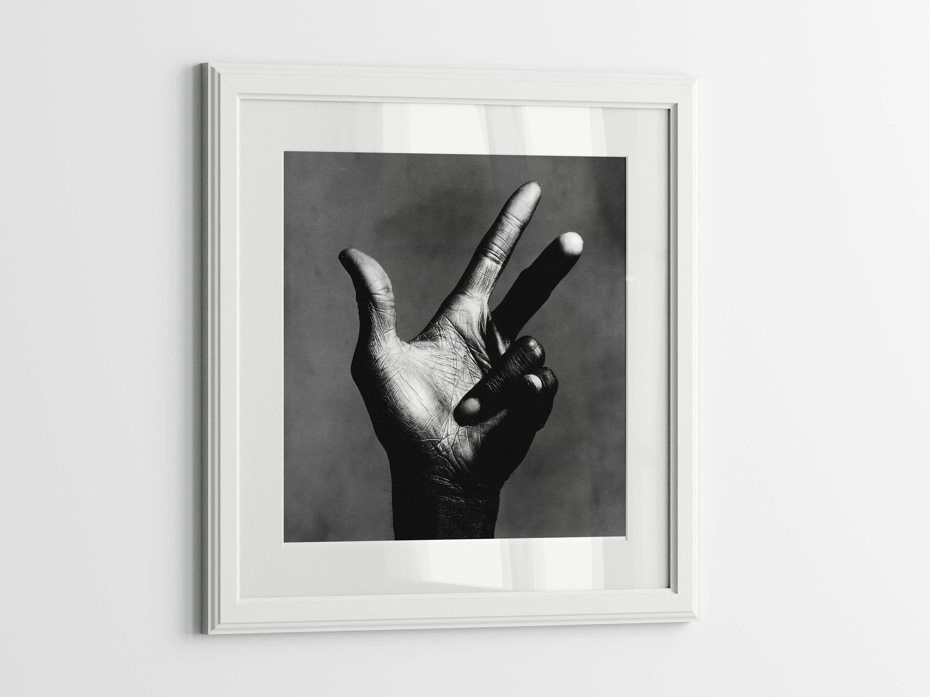 The Hand of Miles Davis, Photo by Irving Penn - Fine Art Black