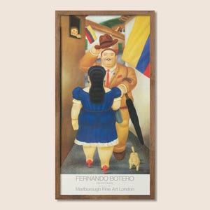 Fernando Botero - Cartaz da Exposição de 1987 - Feriado Nacional