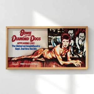 Diamond Dogs David Bowie Poster - Etsy