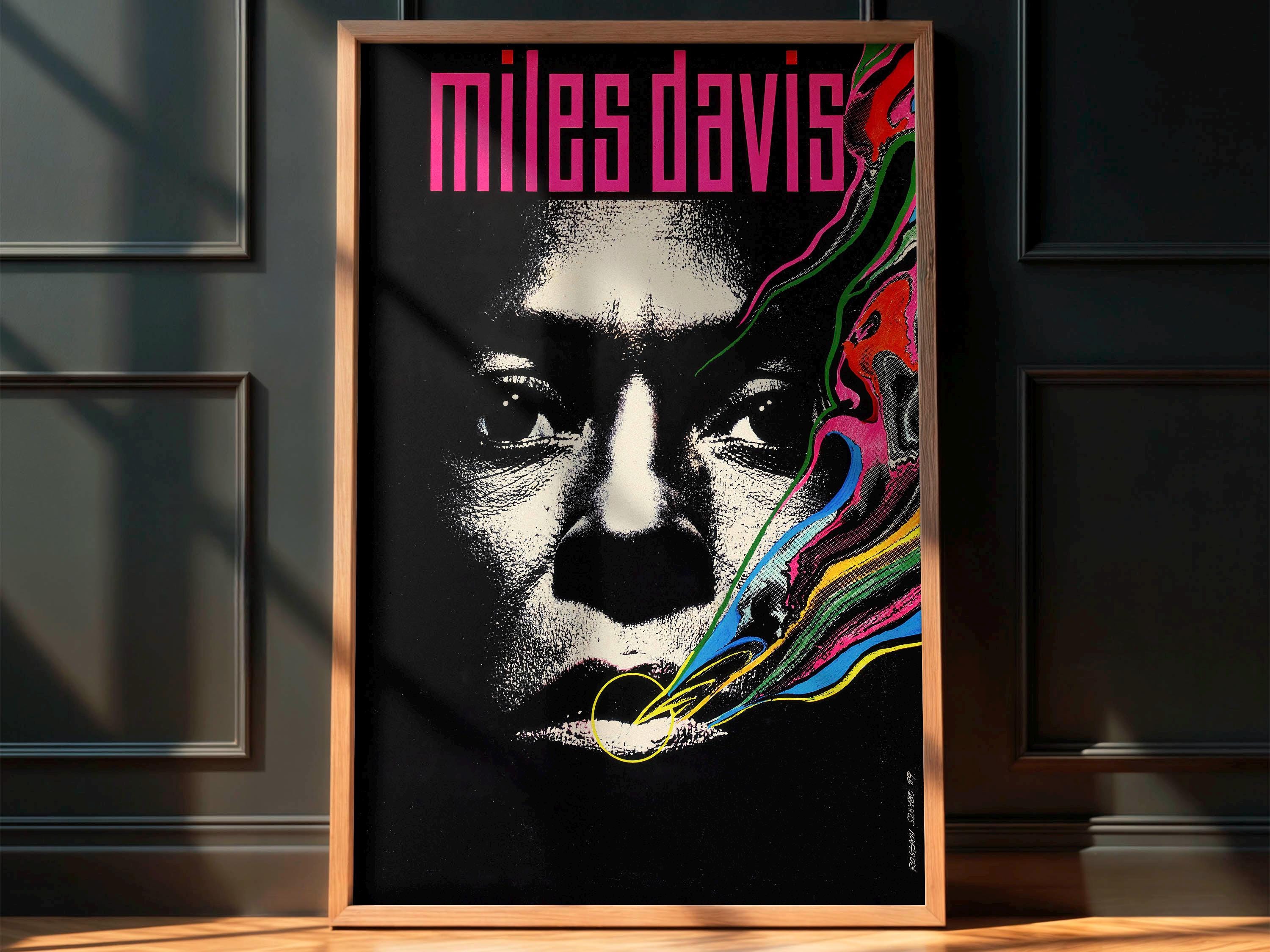 Vintage Miles Davis Poster - Etsy