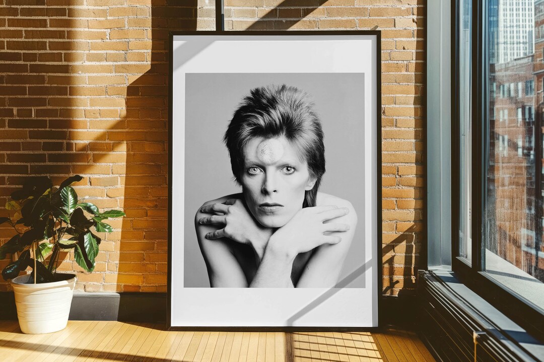David Bowie Poster, Vintage Photo Print, Retro Music Wall Art, Pop ...