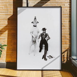 Póster vintage de David Bowie, impresión de la obra de arte del álbum Diamond Dogs, foto icónica de Barking Dog, arte mural de música retro, cultura pop, recuerdos musicales