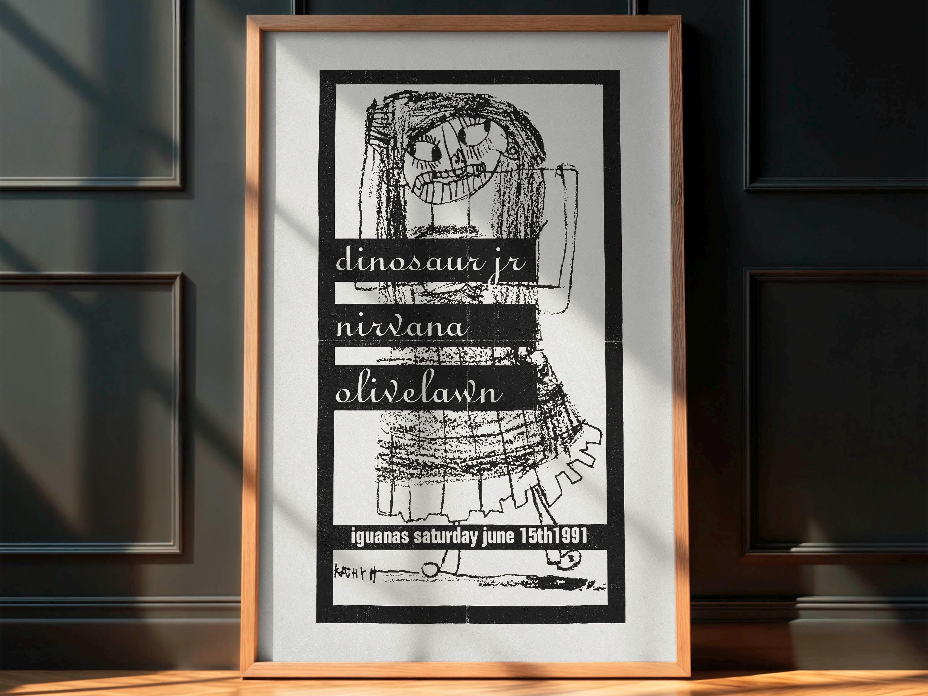 Nirvana rare poster - Etsy 日本