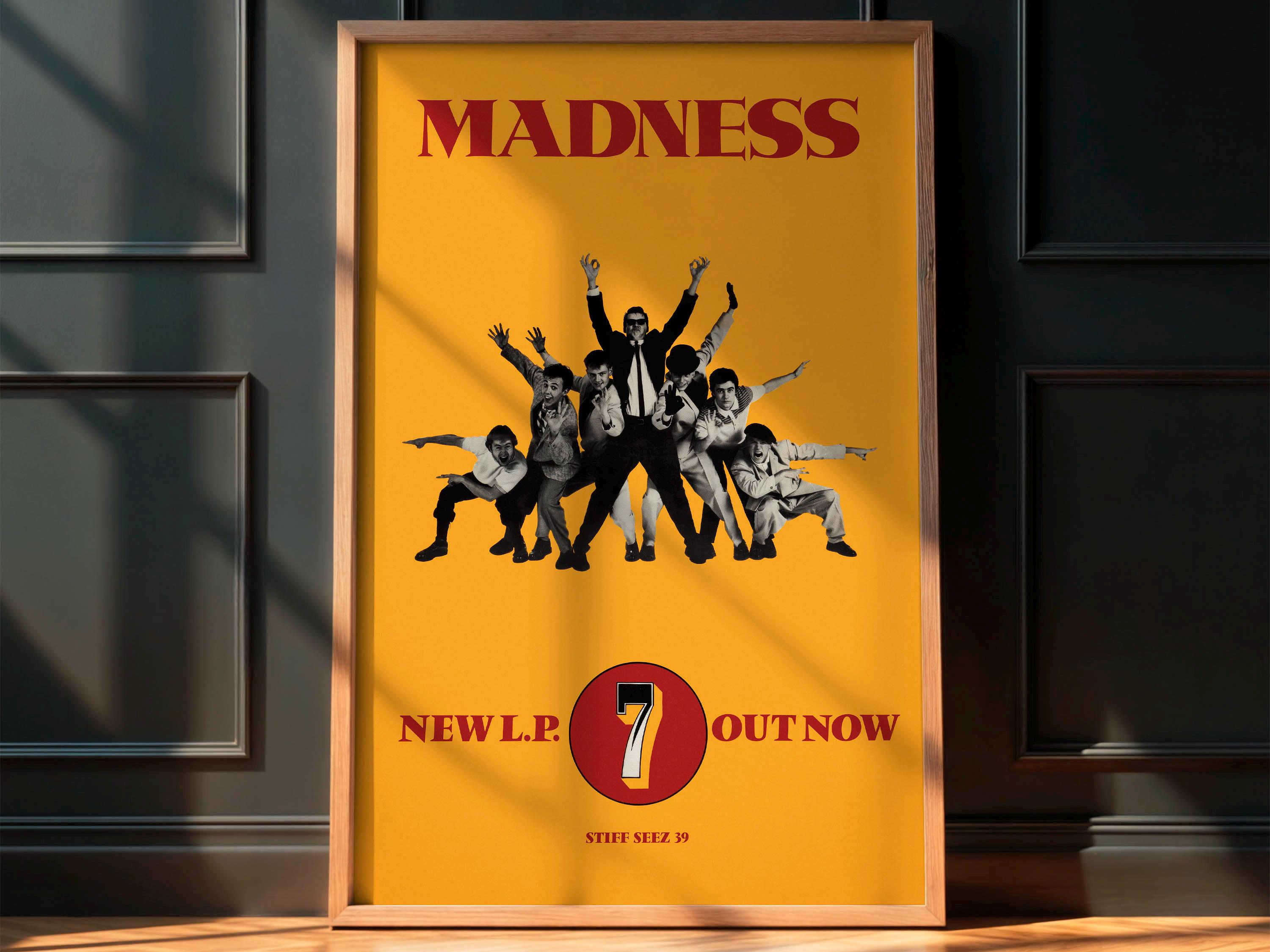 Madness Band Poster - Etsy Madness Band Poster - Etsy