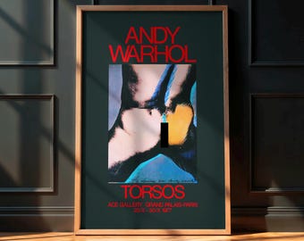Andy Warhol "Torsos" French Exhibition Poster - Grand Palais, Paris (1977) - Pop Art Classic