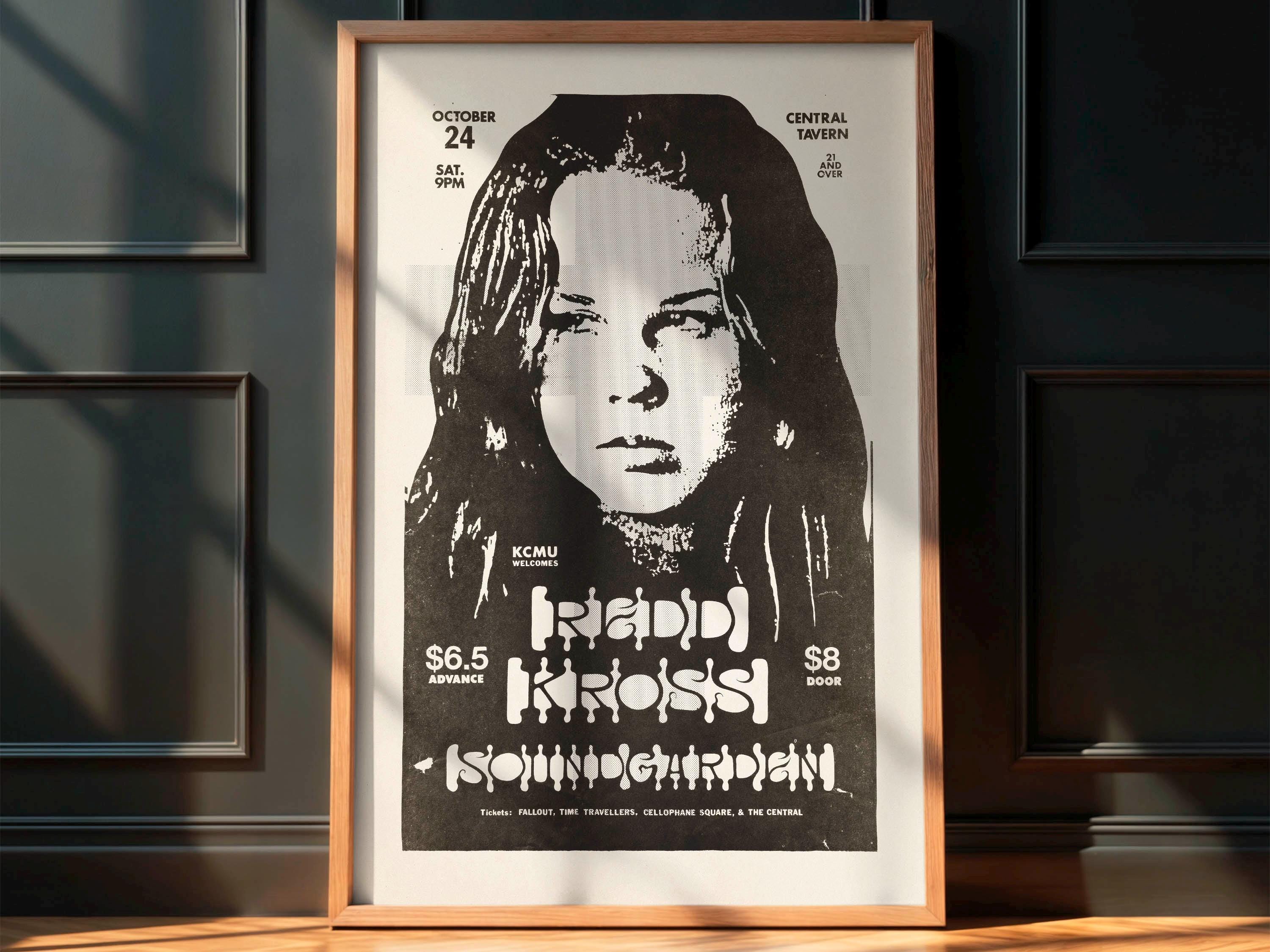 Soundgarden X Redd Kross Central Concert Poster by Designer Jim