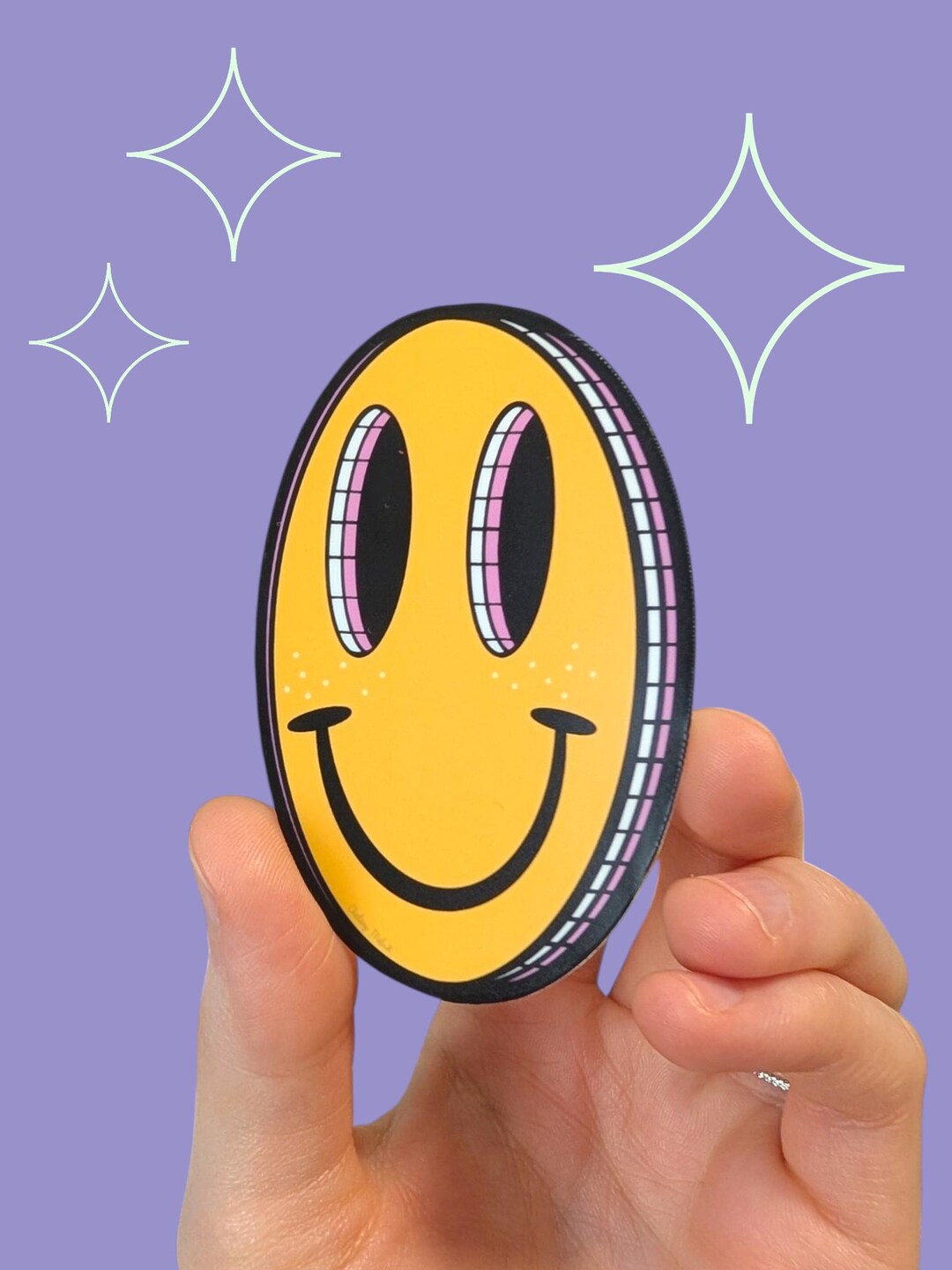 Smiley Sticker! - Etsy