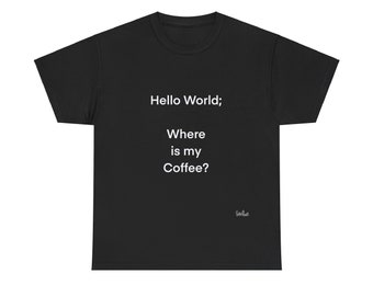 Hello world Unisex Heavy Cotton Tee