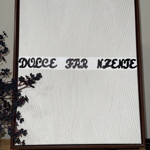 Dolce Far Niente Textured Art