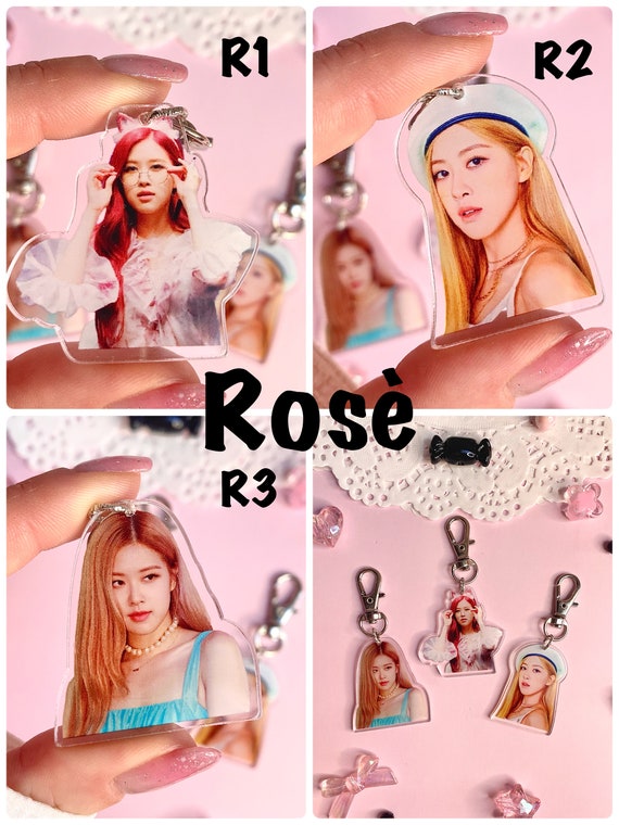 BLACKPINK Singles Style Acrylic Keychain Keyring Phonecharm