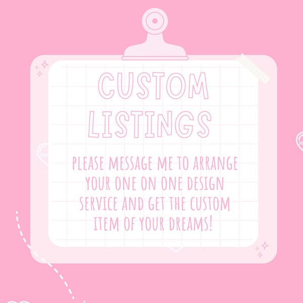 CUSTOM listing.Read description.Please don’t purchase unless instructed to.This is for pre-organised items only.Phonecase,keyring,mirror
