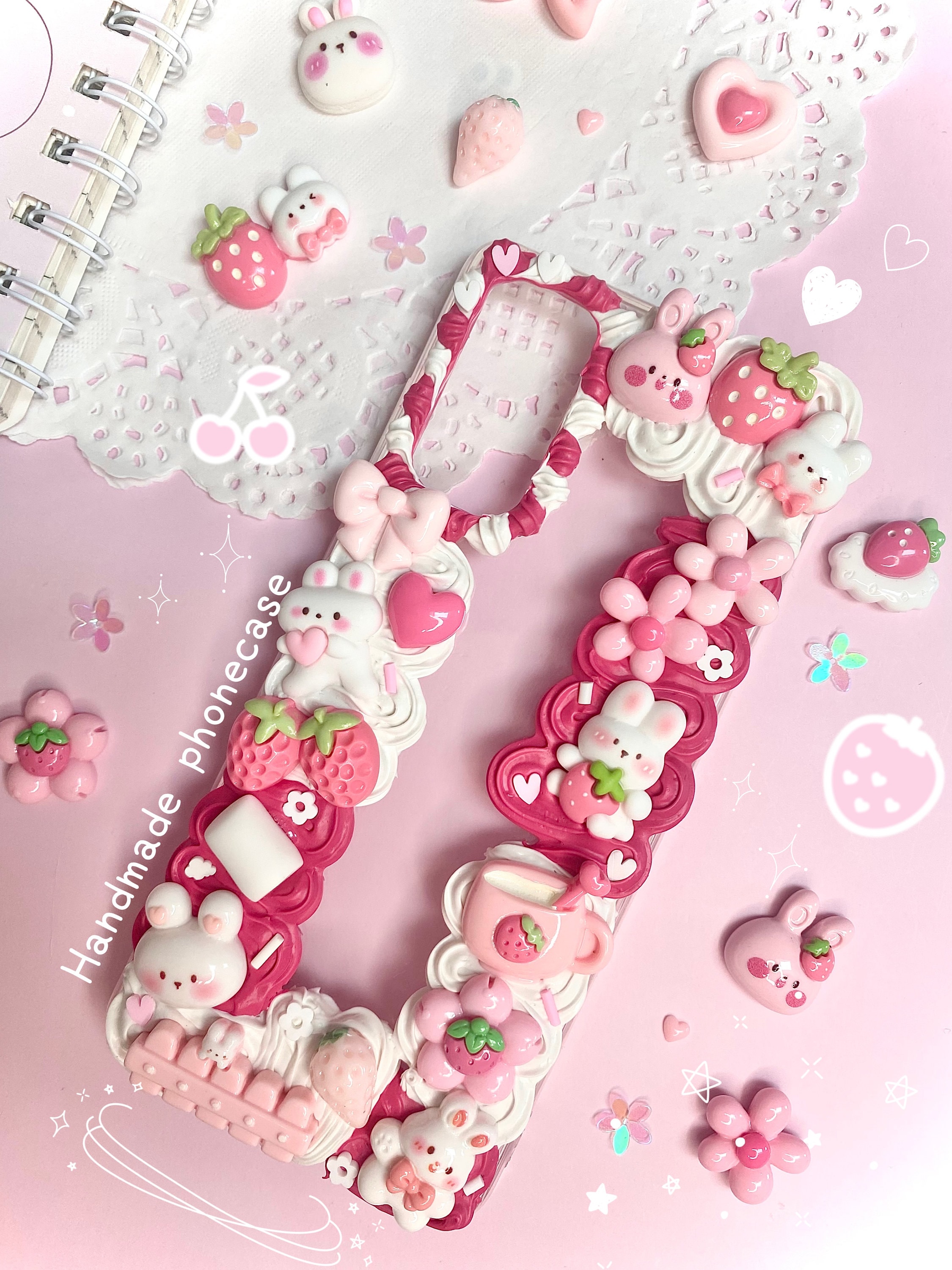 Decoden Cream Glue and Charms Kit ,decoden Kits for Beginners, Decoden  Cream Glue, Decoden Charms,decoden Projects,diy Kits 