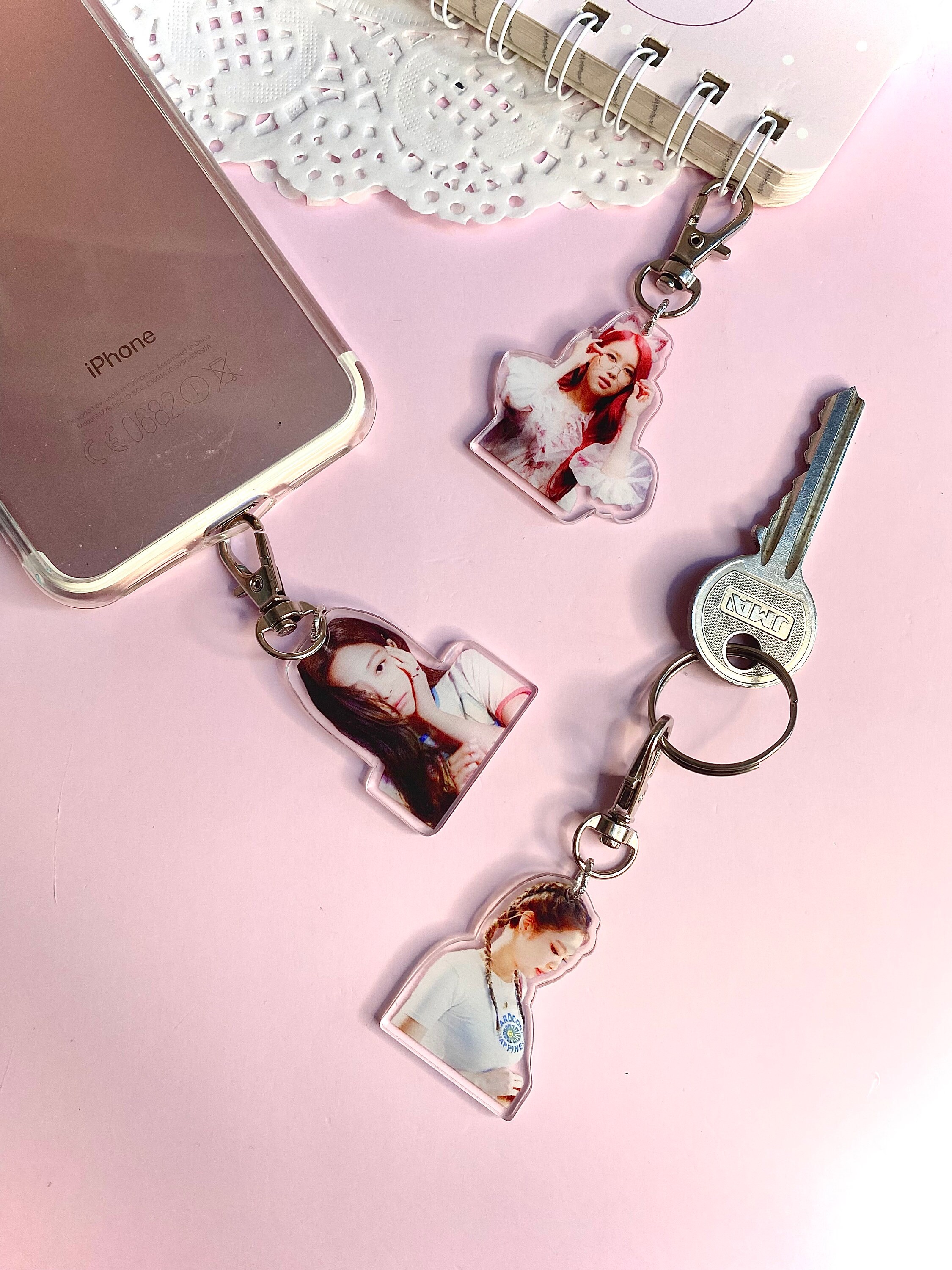 BLACKPINK Singles Style Acrylic Keychain Keyring Phonecharm
