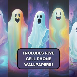 pastel ghost wallpaper happy ghost cell phone wallpaper halloween wallpaper phone background cute wallpaper
