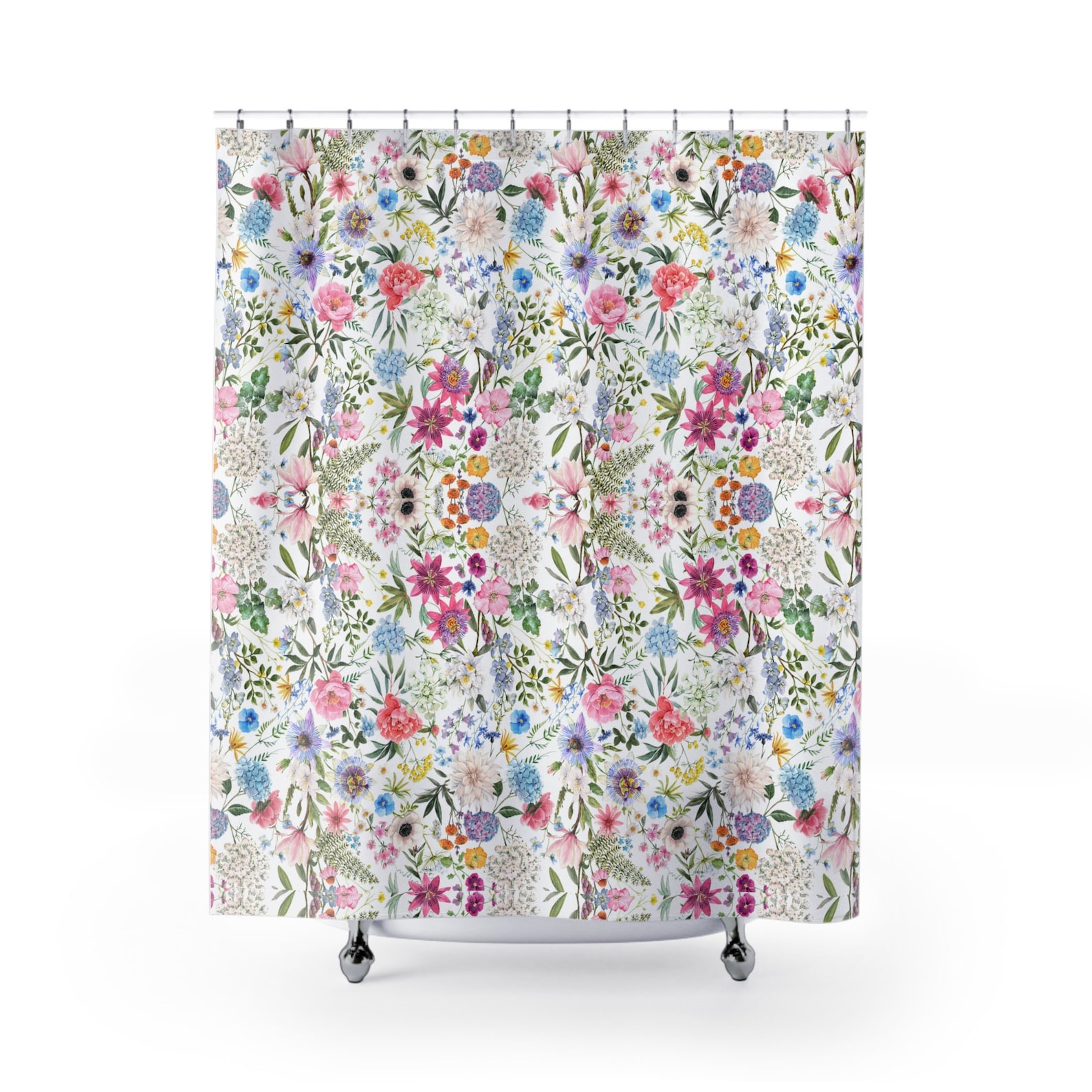 Whimsical Floral Shower Curtains - Etsy