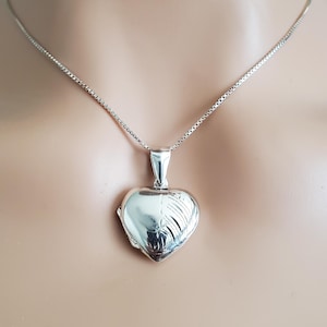 Heart Locket/ Design Locket Necklace/ Silver Locket Pendant/Sterling Silver Pendant/Gift/T66