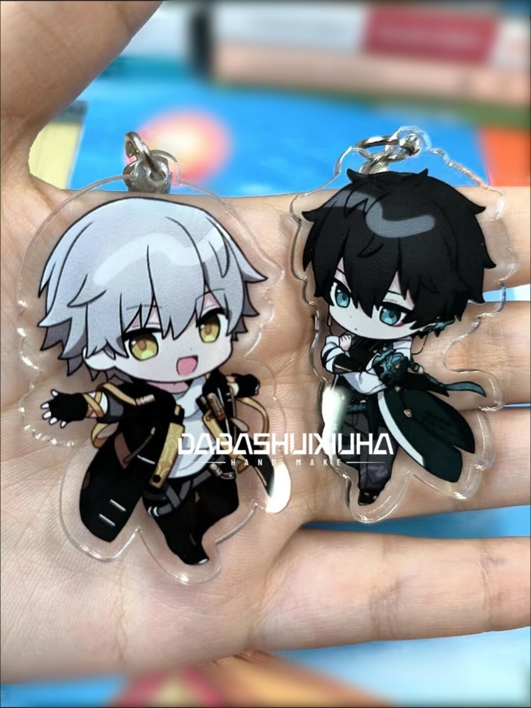 Honkai: Star Rail Cute Keychaindan Heng Seele March 7th - Etsy