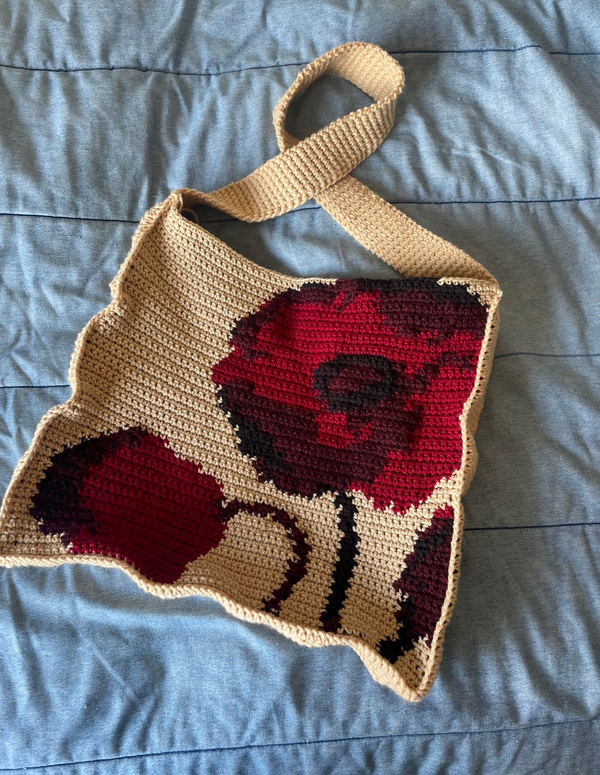 No.33マクラメෆハートෆバッグhangingෆෆ Lamp Genso Inspired Crossbody Bag Pattern - Etsy