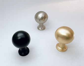 Pomos para gabinetes, cajones y cómodas, pomos redondos para cocina