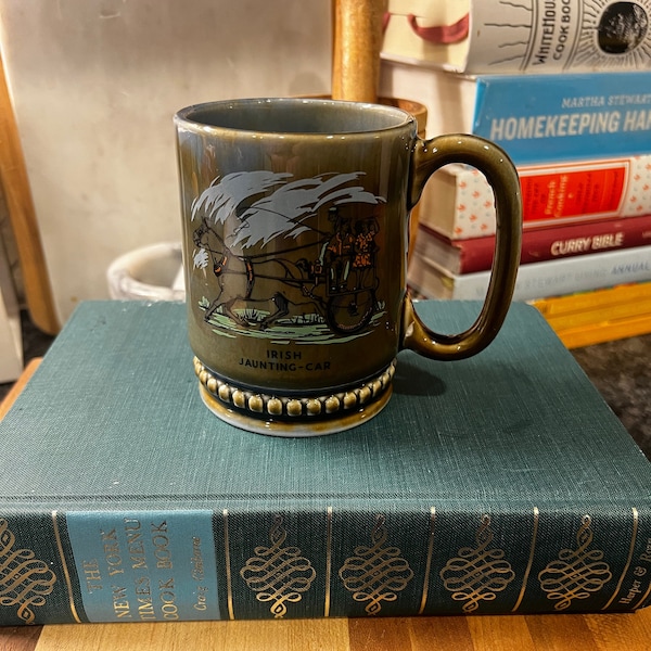 MCM Wade Irish Jaunting Car Porcelain Mug