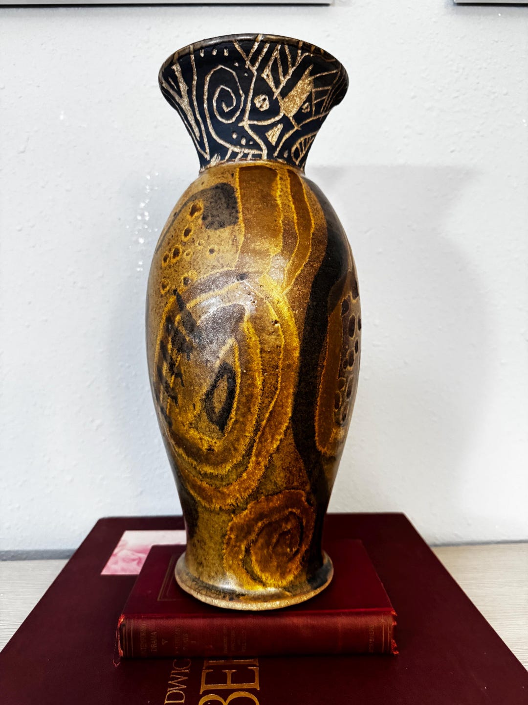 Vintage Studio Pottery Vase – Hand Thrown Art Pottery - Etsy