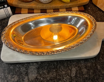 Vintage Silver Platter | WM Rogers and Son, 1921 | Academia