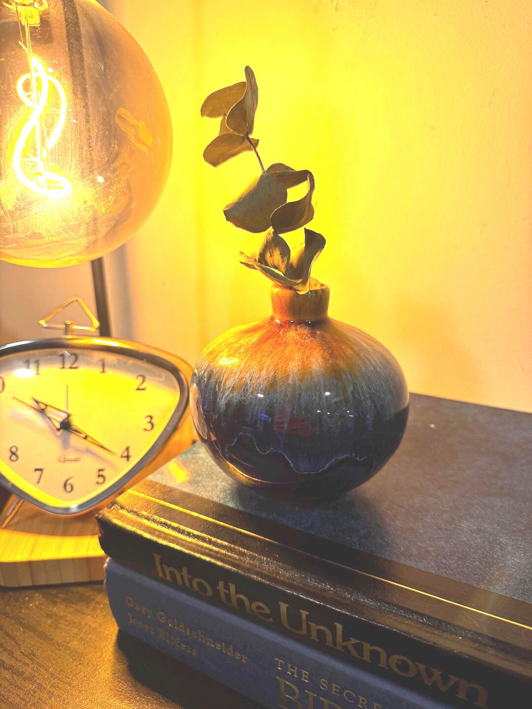 Vintage Studio Pottery Drip Glaze Bud Vase – Handmade Ceramic – 4.5 ...