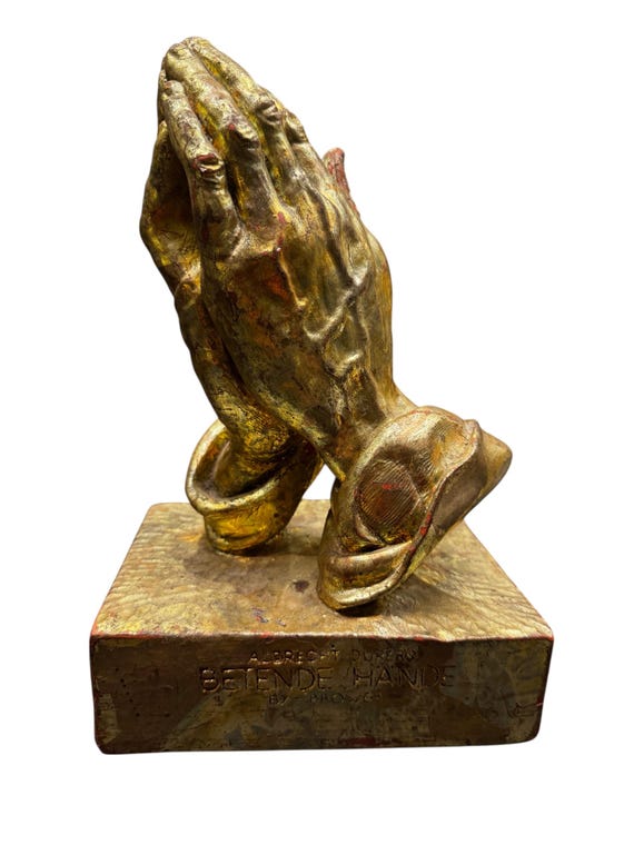 Esco 1960 “praying Hands” Sculpture by Brower – Albrecht Dürer's