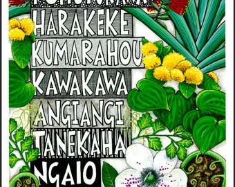 Rongoā Māori plants