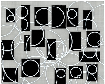 Circle ABC fine art print of original illustration.