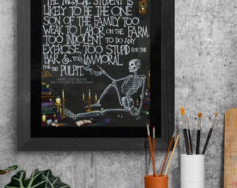 The Medical Student, fine-art quality print of original artwork