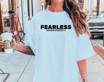 Fearless Fitness T-Shirt, US Cotton Gym Tee, Empowerment