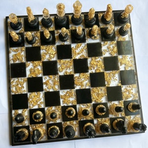 Resin chessboard