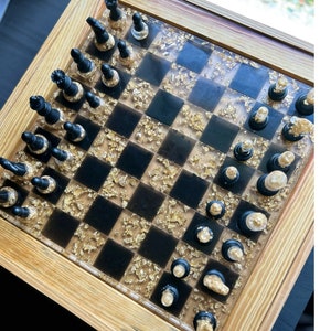 Resin chessboard