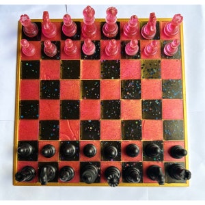 Resin chessboard
