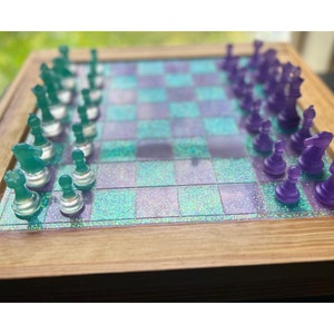 Resin chessboard