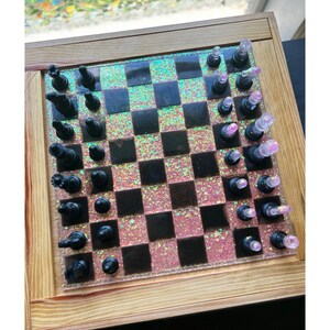 Resin chessboard